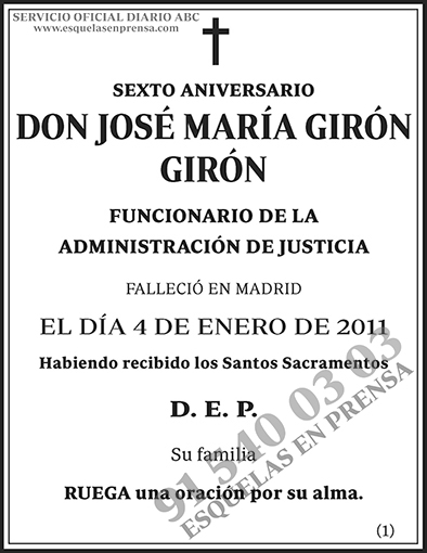 José María Girón Girón